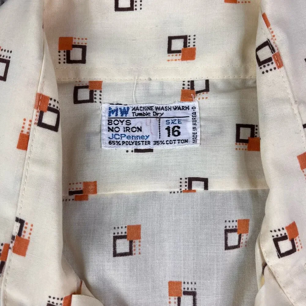 Vintage JCPenny Kid's Blazer and 2 button ups- measurements in listing